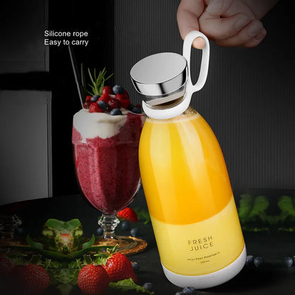 Portable Blender with 6 Sharp Blades & USB Charging