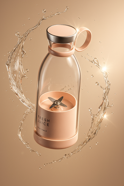 Portable Blender with 6 Sharp Blades & USB Charging