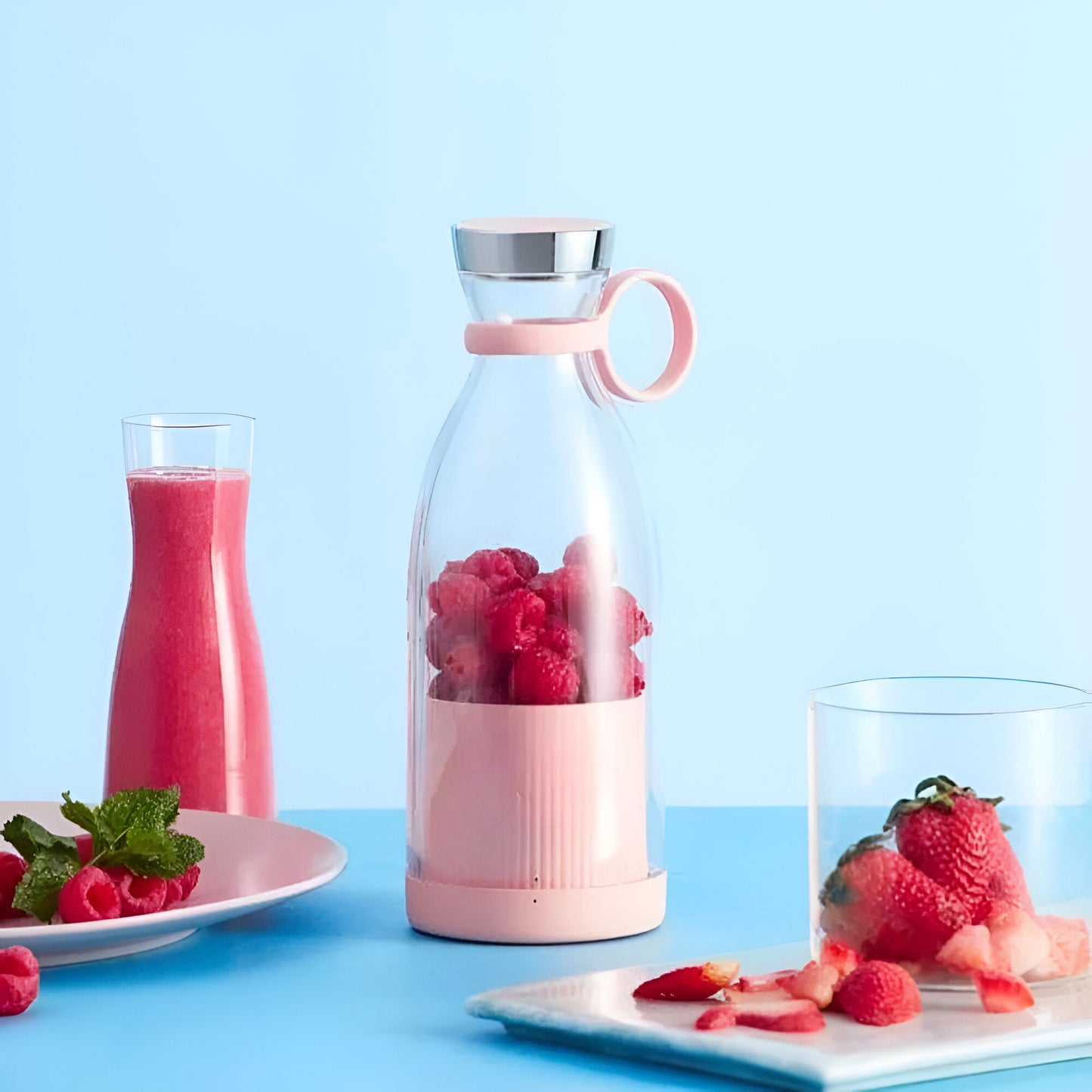 Portable Blender with 6 Sharp Blades & USB Charging